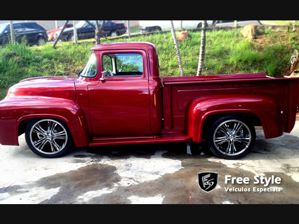 Pick up Ford F100 1956 Hot Rod 